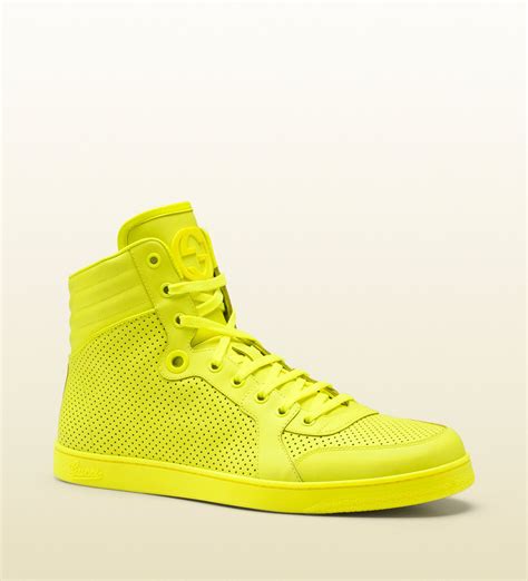 gucci neon yellow sneakers replica|how to check Gucci sneakers.